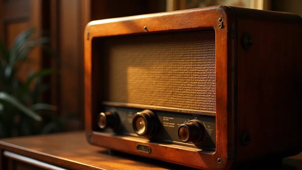 Fully restored vintage radio