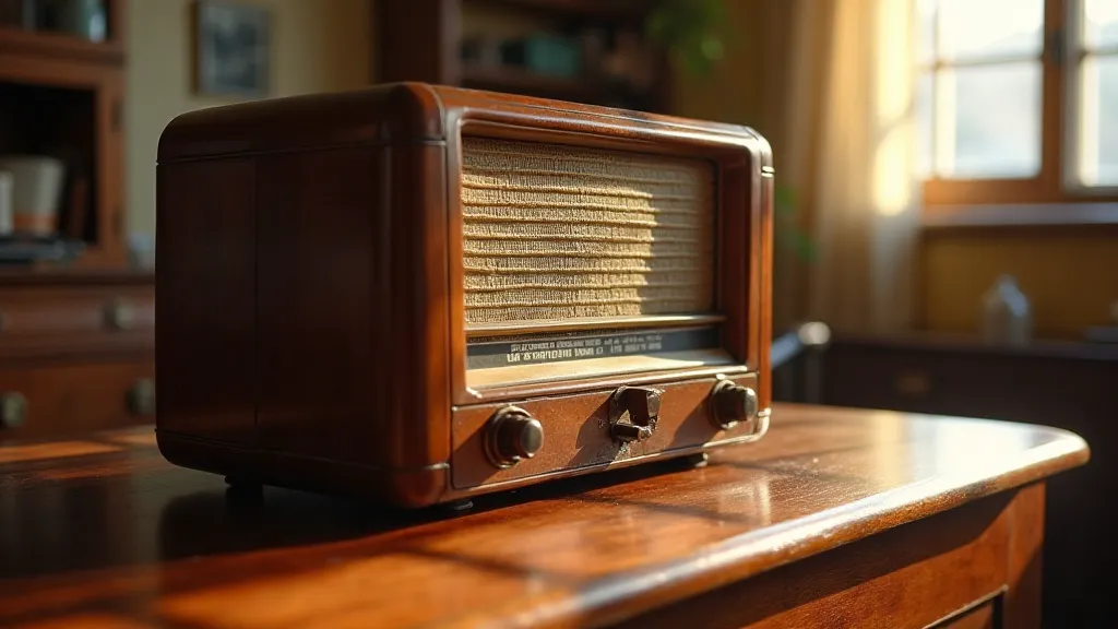 Fully restored vintage radio