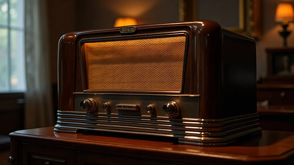 Streamline Moderne Zenith radio console