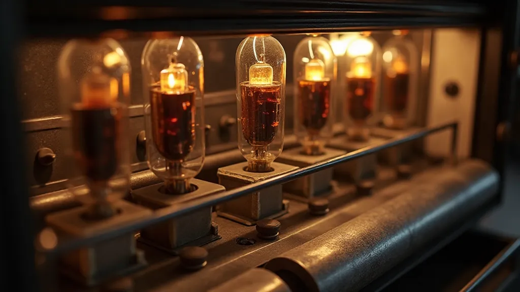 Interior of a vintage Zenith radio.